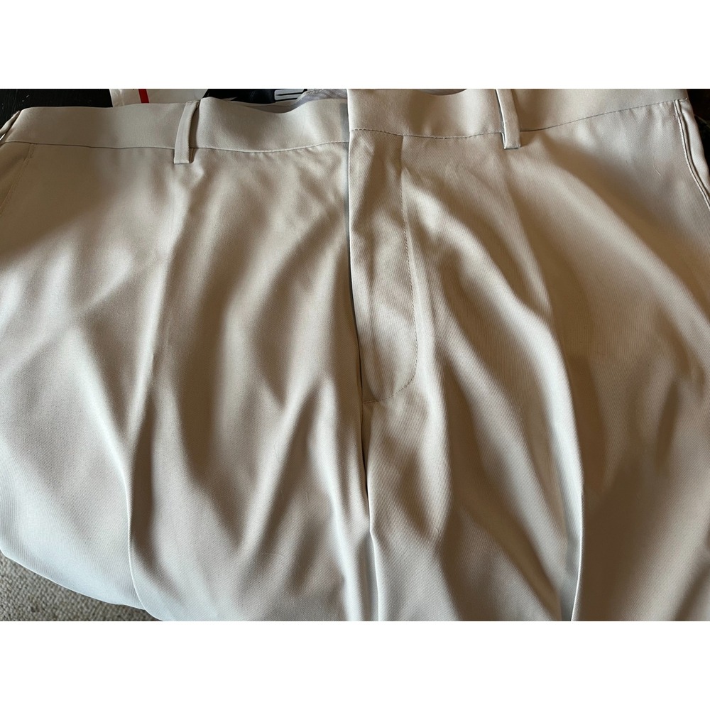 PGA Tour Ultimate Pant Khaki Flat Front‎ 42x30 NWT